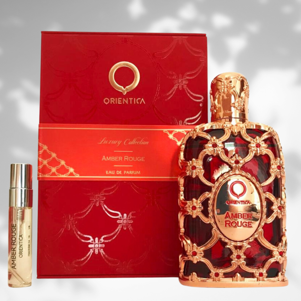 (PROMOCION CIERRE DE TIENDA) Kit Árabe Orientica Unissex: 6 Perfumes Amber Rouge - Oud Saffron - Velvet Gold - Royal Bleu - Royal Amber - Amber Noir